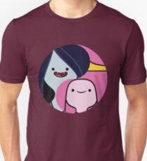 Marceline and Princess Bubblegum yin yang Unisex T-Shirt