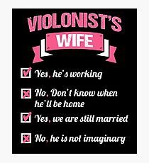 VIOLONIST'S WIFE Photographic Print