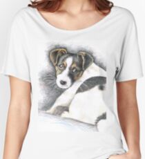 Jack Russell Terrier Puppy Women's Relaxed Fit T-Shirt