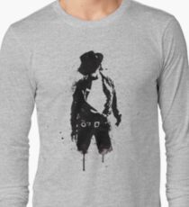 Michael Jackson ink Portrait Long Sleeve T-Shirt
