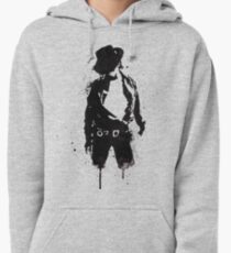 Michael Jackson ink Portrait Pullover Hoodie