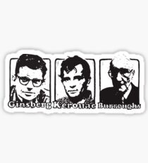 Beat Trinity: Kerouac, Burroughs and Ginsberg Sticker