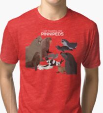 I Am Thankful For Pinnipeds Tri-blend T-Shirt