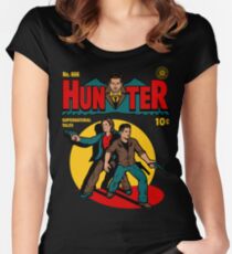 Jäger Comic Tailliertes Rundhals-Shirt
