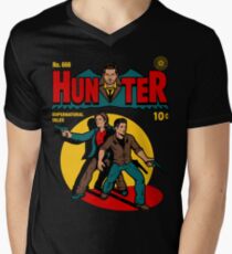 Hunter Comic Men's V-Neck T-Shirt