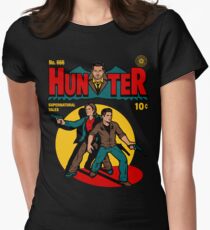 Jäger Comic Tailliertes T-Shirt für Frauen