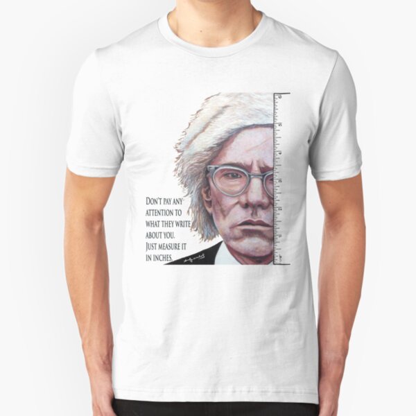 Advice from Warhol Slim Fit T-Shirt