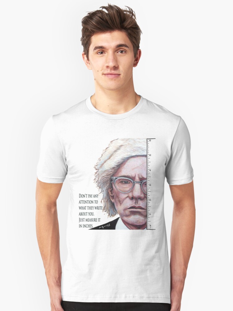 Alternate view of Advice from Warhol Slim Fit T-Shirt