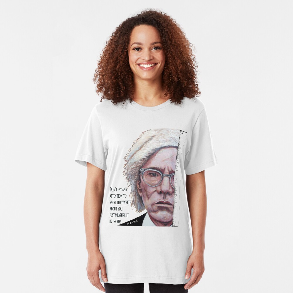 Advice from Warhol Slim Fit T-Shirt