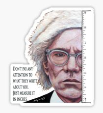 Advice from Warhol Sticker