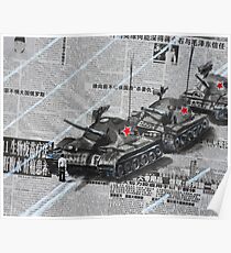 Tank Man of Tiananmen Poster