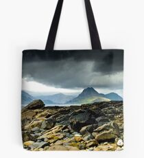 Elgol, Looking across the sea towards the Cuillins, Isle of Skye, Scotland Tote Bag