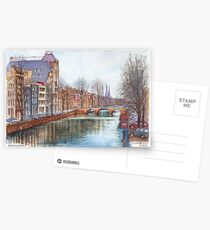 Amsterdam at Christmas time Postcards