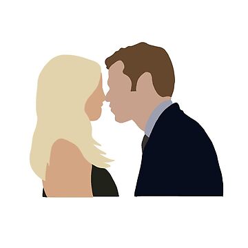 Davina Claire and Kol Mikaelson Sticker for Sale by alisejdesigns