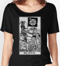Death Tarot Card - Major Arcana - fortune telling - occult Women's Relaxed Fit T-Shirt