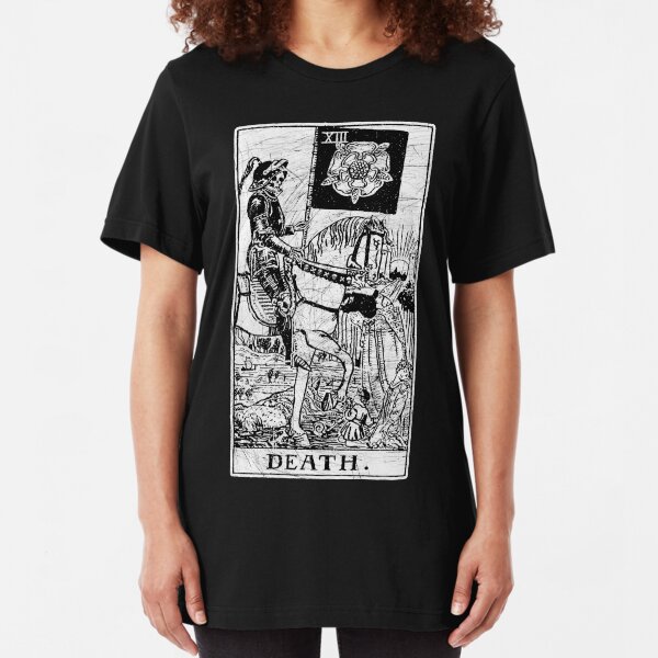 death tarot card t shirt