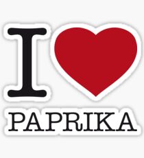 I ♥ PAPRIKA Sticker