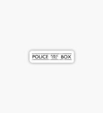 Police Public Call Box (Weathered) Sticker