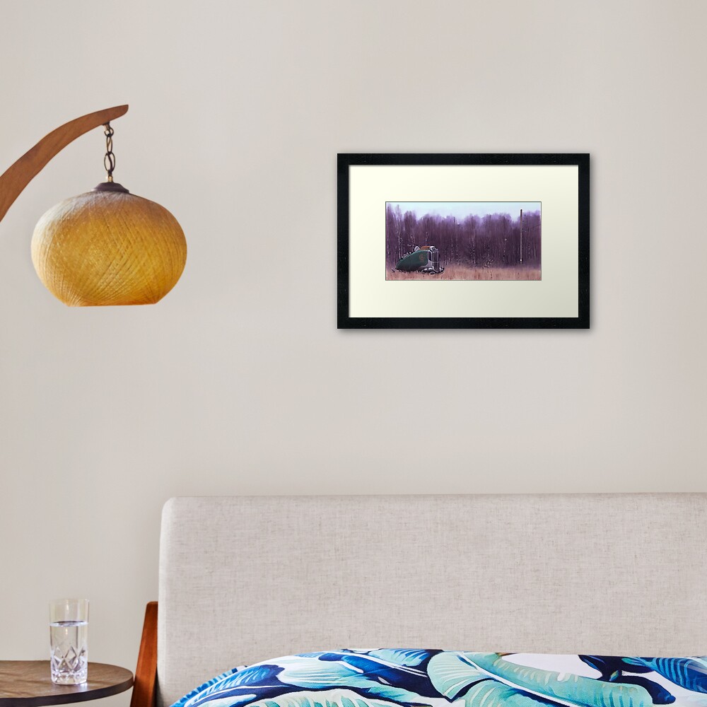 Kvarglömd Ohmslup Framed Art Print