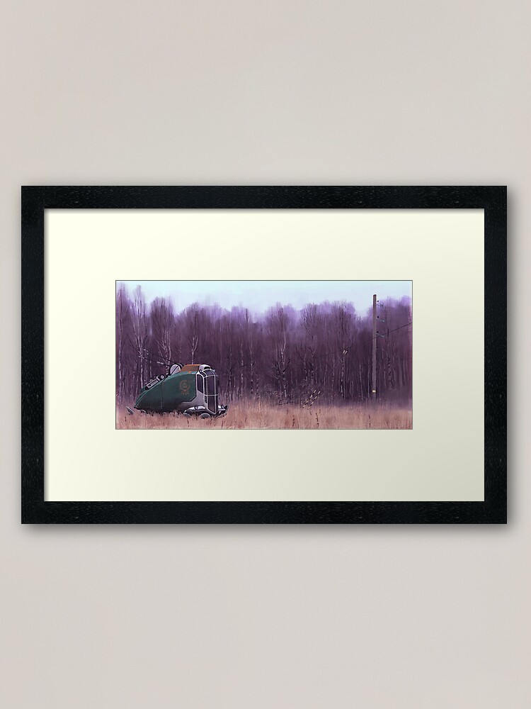 Alternate view of Kvarglömd Ohmslup Framed Art Print