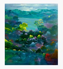 Blue Mountain Valley Photographic Print