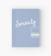 Serenity pantone color of the year Hardcover Journal