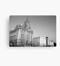 The three graces liverpool Canvas Print