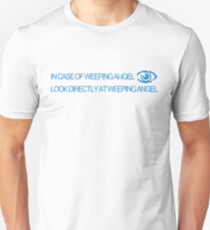 In Case of Weeping Angel Slim Fit T-Shirt
