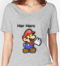 Mushroom Kingdom Couple: Mario Shirt Women's Relaxed Fit T-Shirt