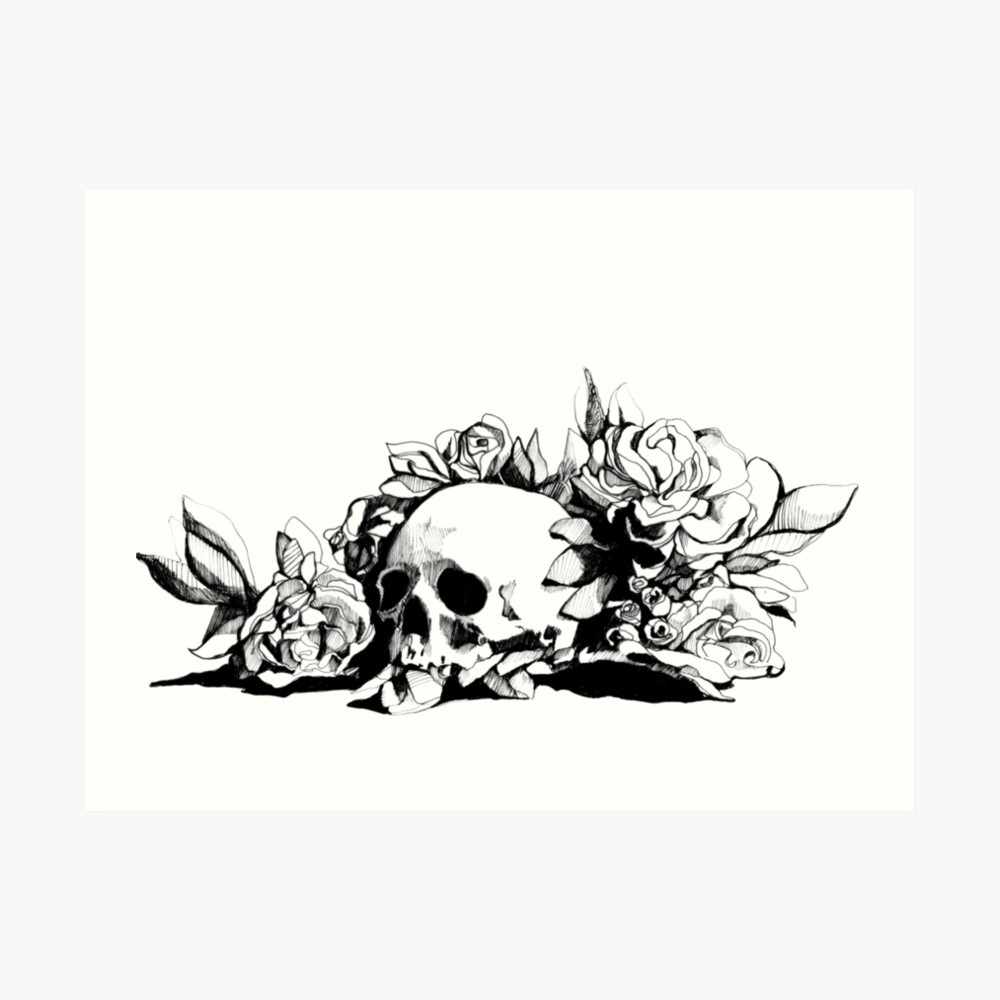 "Hamlet Skull" Art Print by alexluna | Redbubble