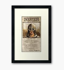 Wanted: The Gray Fox Framed Print