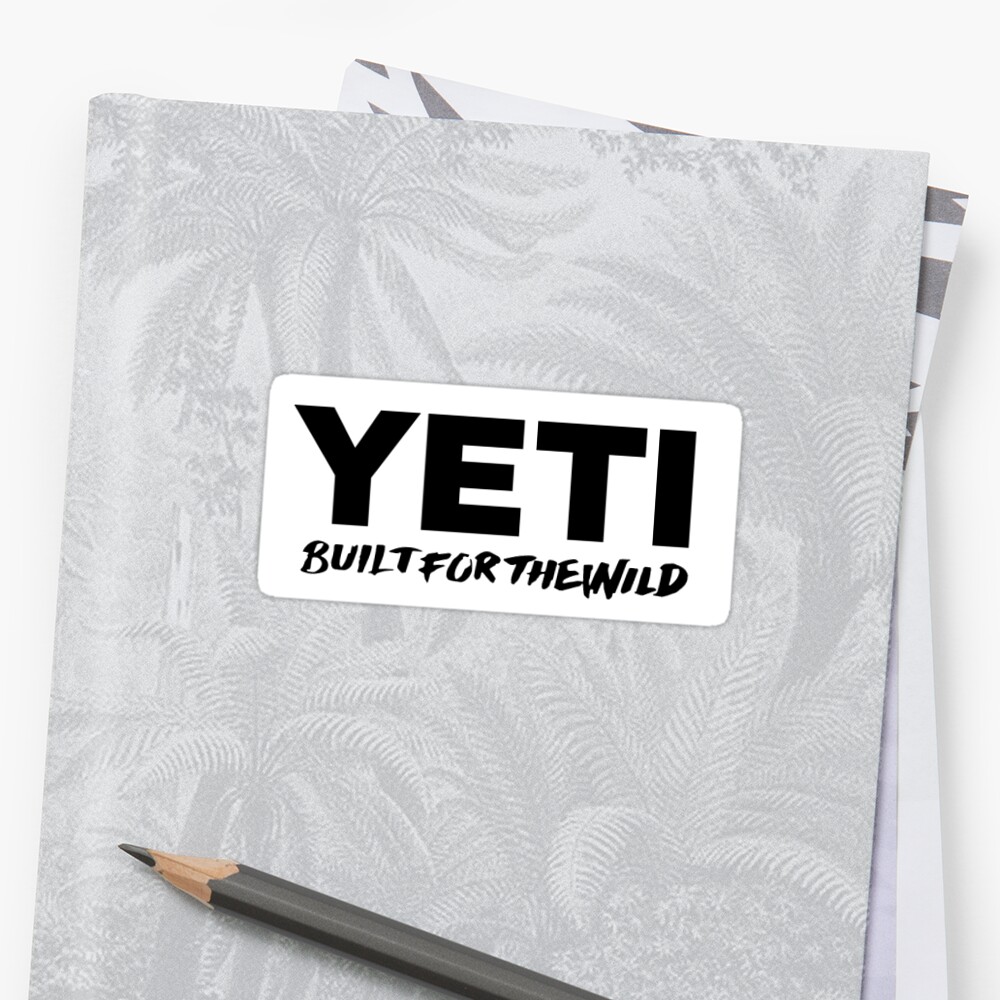 "YETI Cooler Sticker" Sticker by MorganNicole021 | Redbubble