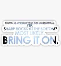 Emperor's new Groove - Waterfall Scene Sticker