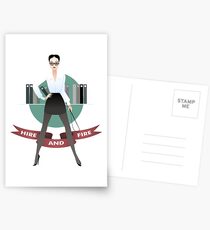 The personnel manager Postcards
