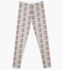 Father Crispness Cute and Funny Santa Bacon Leggings
