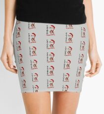 Father Crispness Cute and Funny Santa Bacon Mini Skirt