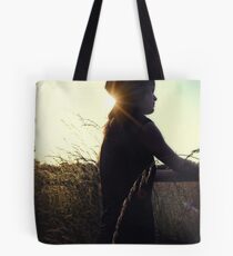 The Silhouetted cowgirl Tote Bag