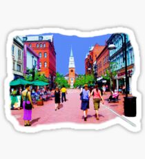 Vermont Street Painting Sticker