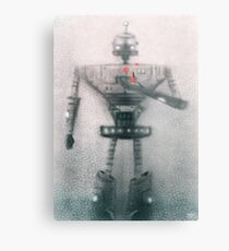 Robot Love Metal Print