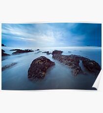 Misty Ocean Poster