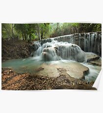 Kuang Si Falls - Laos Poster