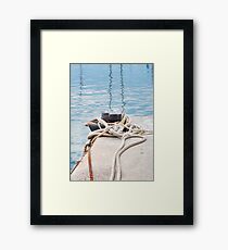Mooring Framed Print