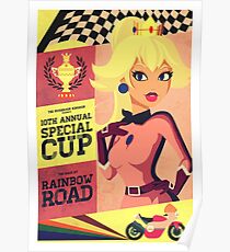 Princess Peach Mario Kart Poster