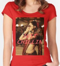 Just Chillin Women's Fitted Scoop T-Shirt