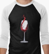 A good glass of wine Men's Baseball ¾ T-Shirt