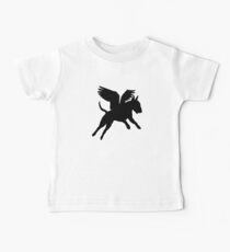 Bull Terrier--when pigs fly! Baby T-Shirt