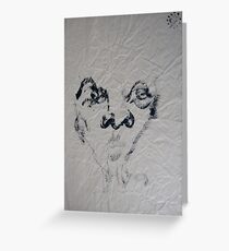 Blind #5 - (blindfolded) - Greeting Card