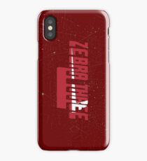 Vintage Seventies Look Zebra Three Call Sign Graphic iPhone Case/Skin