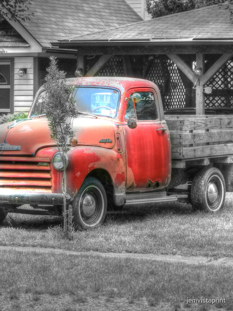 Rustic Red Truck 2