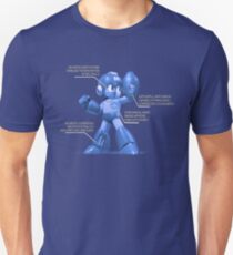 Mega Man Design - NES and SNES Interior Makeup Unisex T-Shirt